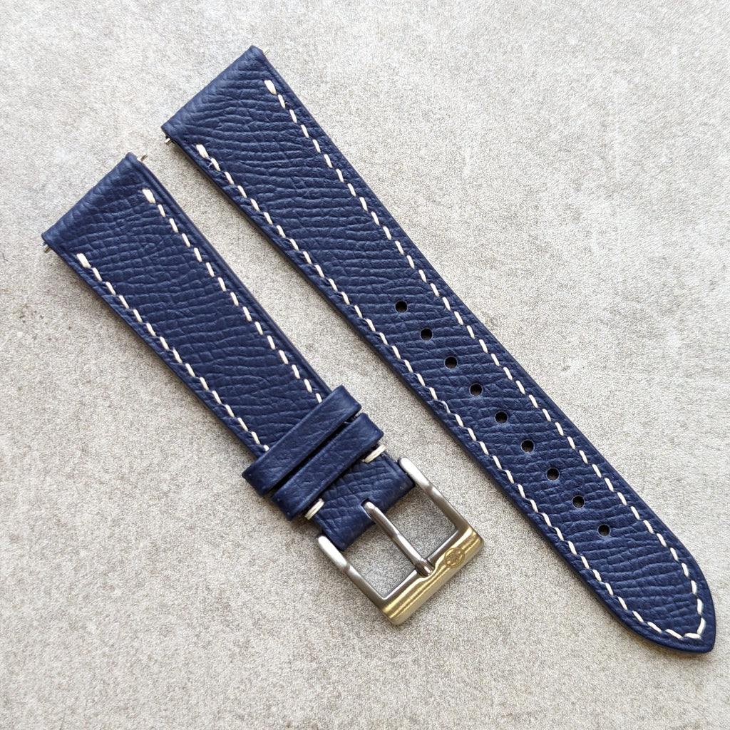 Epsom Calfskin Strap - Navy Blue - RTW