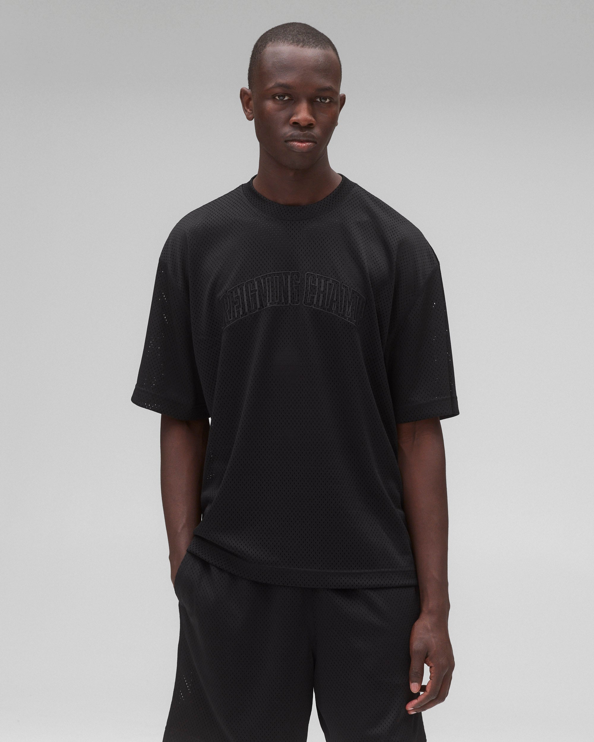 Athletic Mesh Collegiate Relaxed T-Shirt