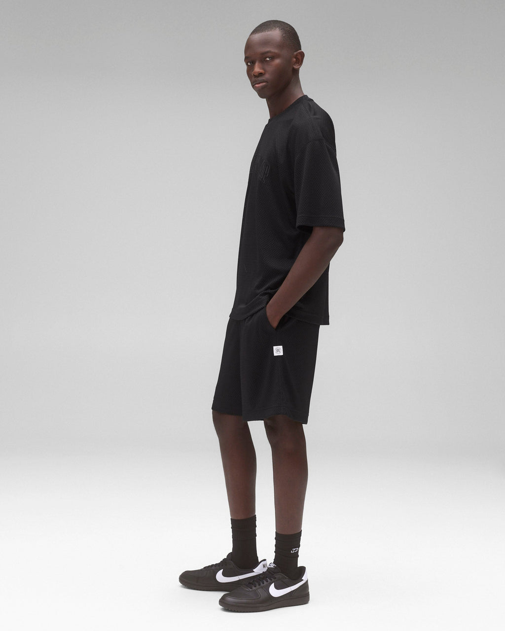 Athletic Mesh Collegiate Relaxed T-Shirt