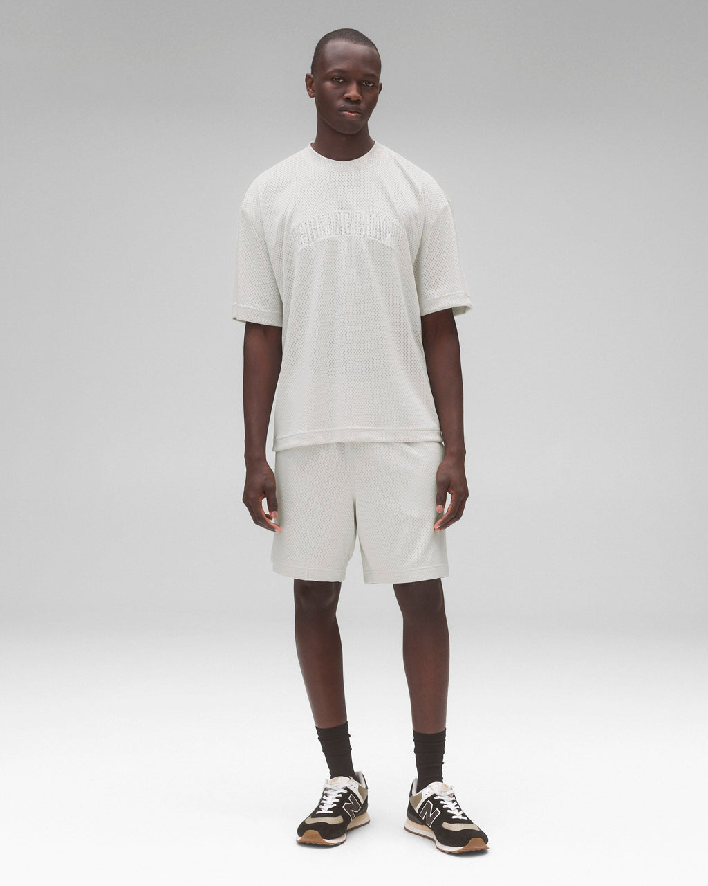 Athletic Mesh Collegiate Relaxed T-Shirt