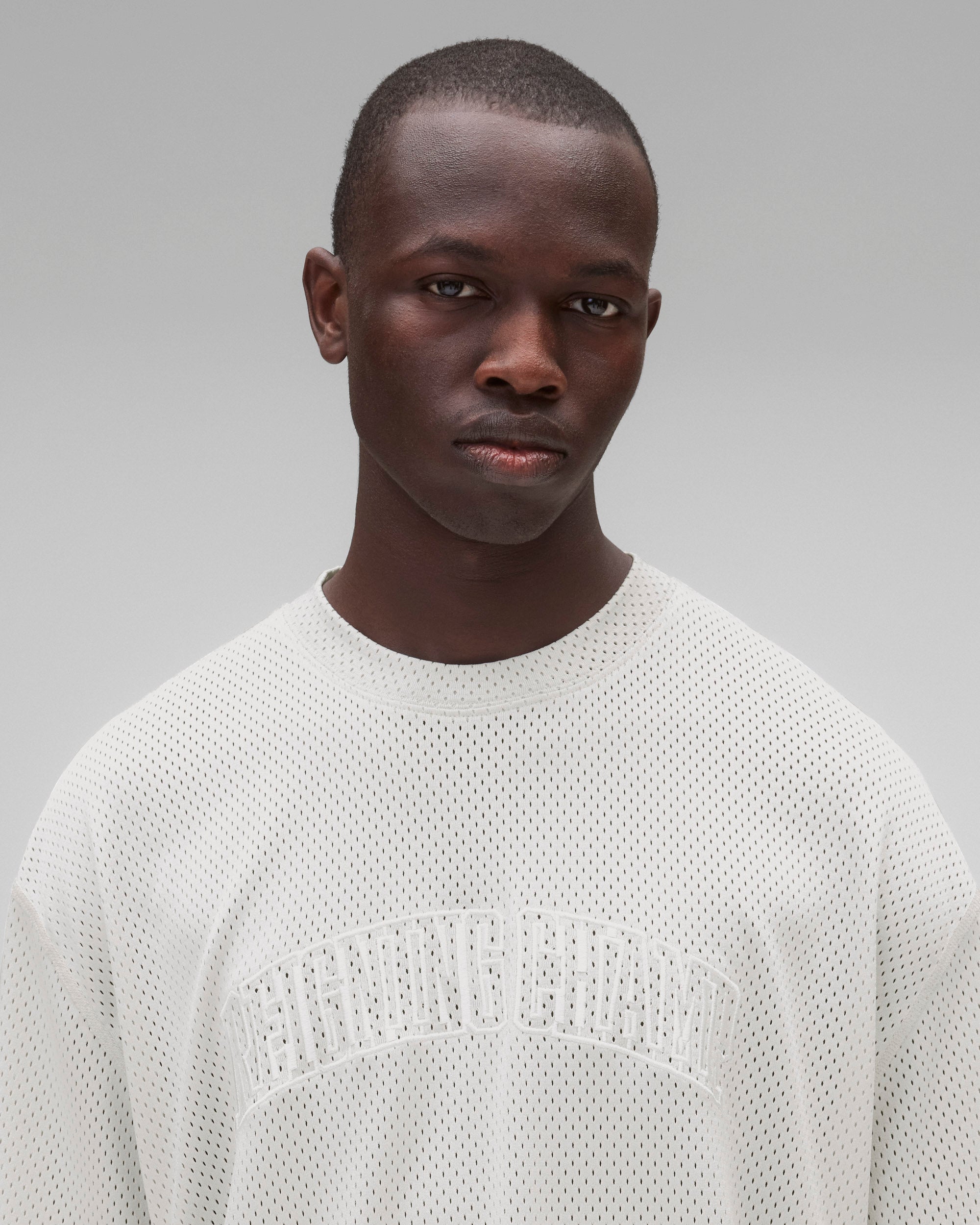 Athletic Mesh Collegiate Relaxed T-Shirt