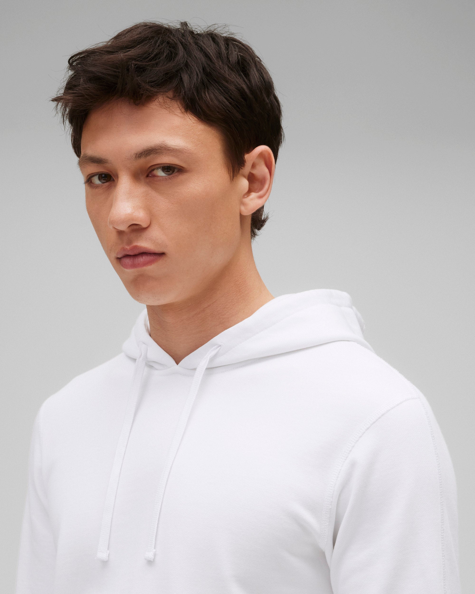 Lightweight Terry Slim Hoodie