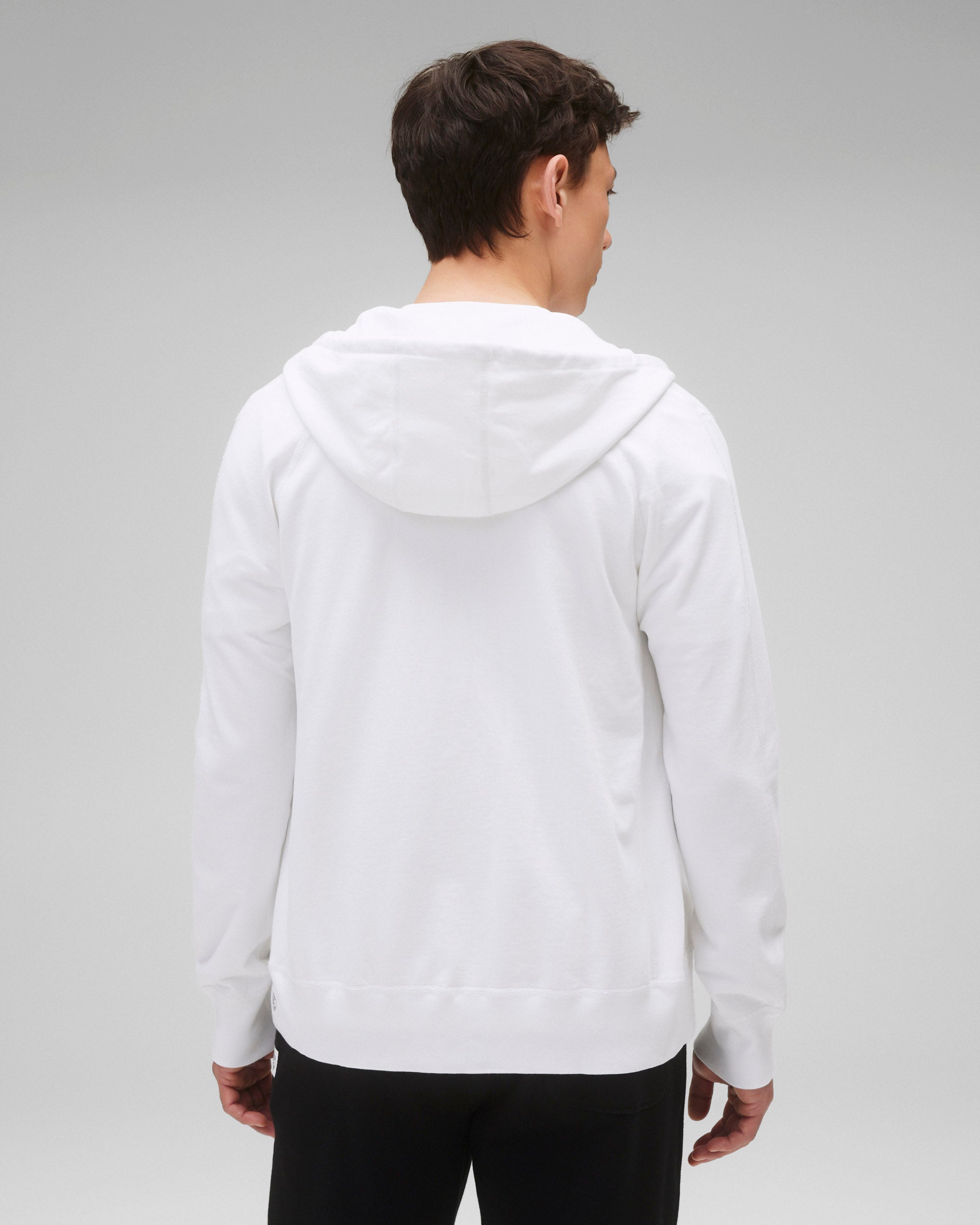 Lightweight Terry Slim Zip Hoodie