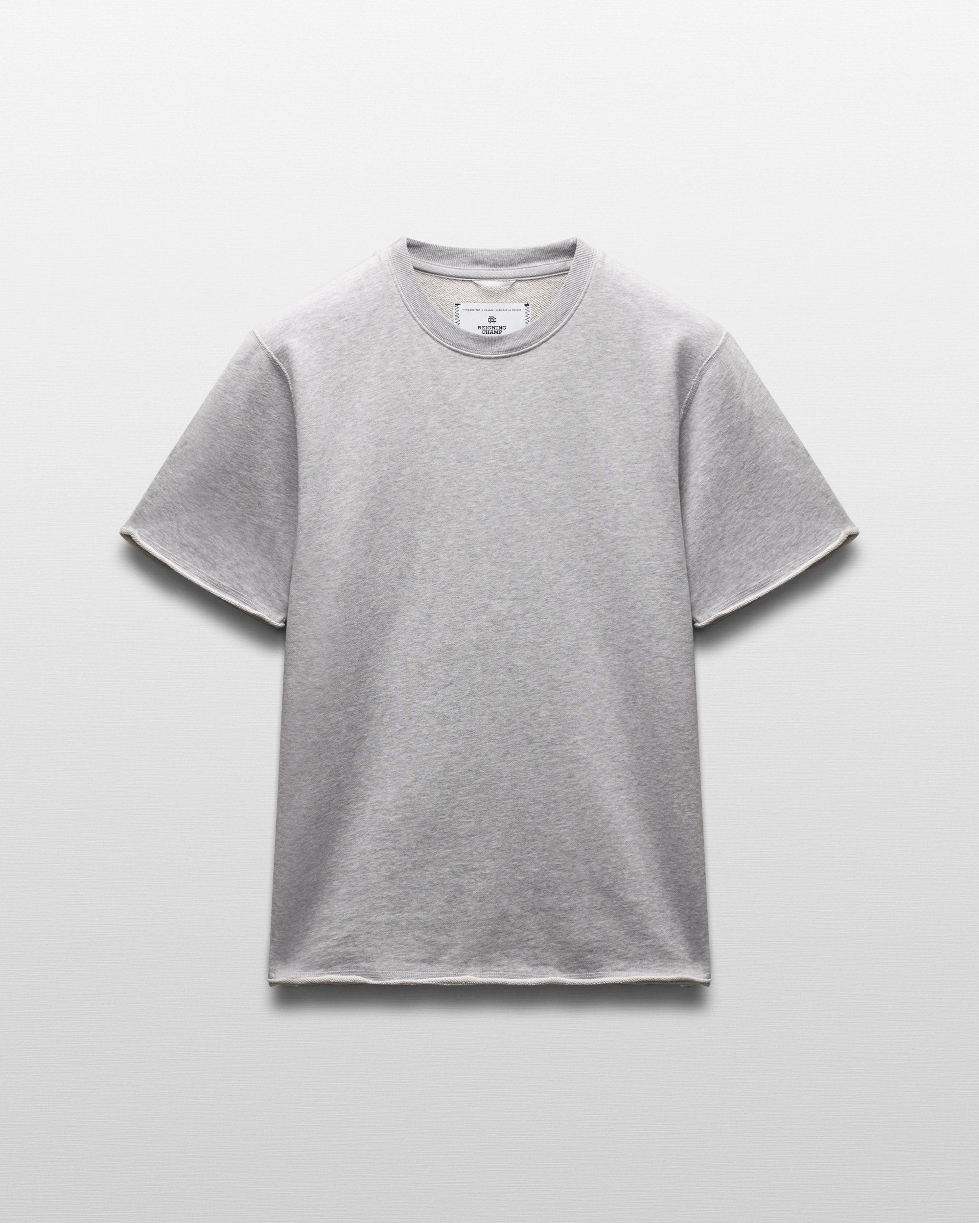 Lightweight Terry Cut-Off Relaxed T-Shirt