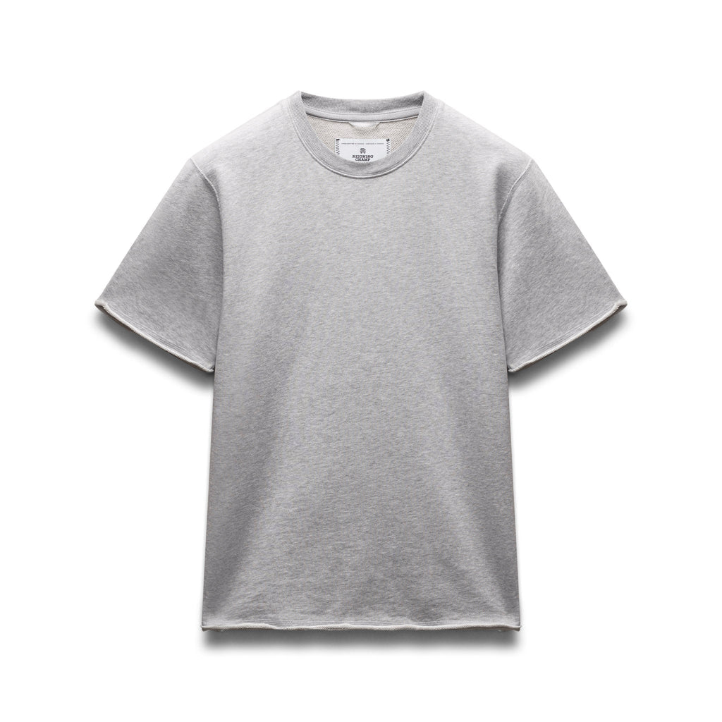 Lightweight Terry Cut-Off Relaxed T-Shirt