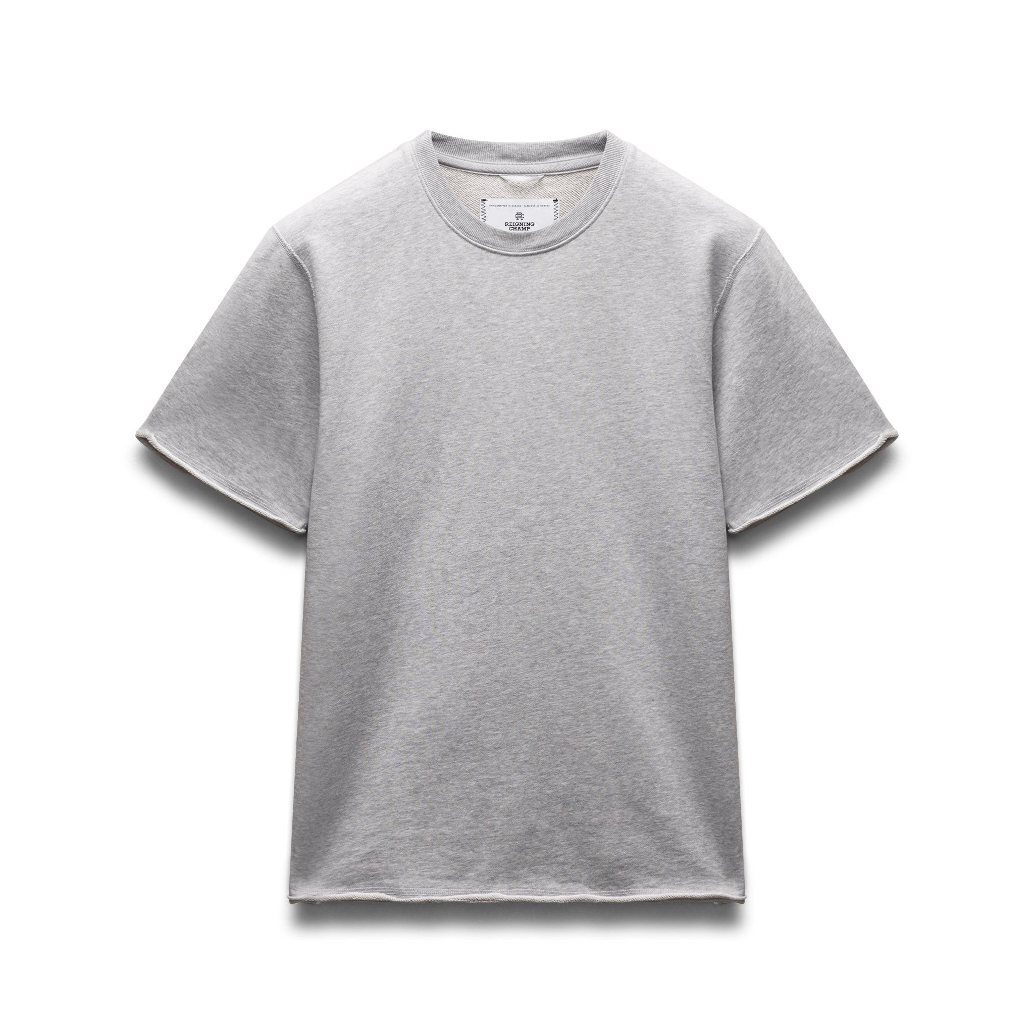 Lightweight Terry Cut-Off Relaxed T-Shirt