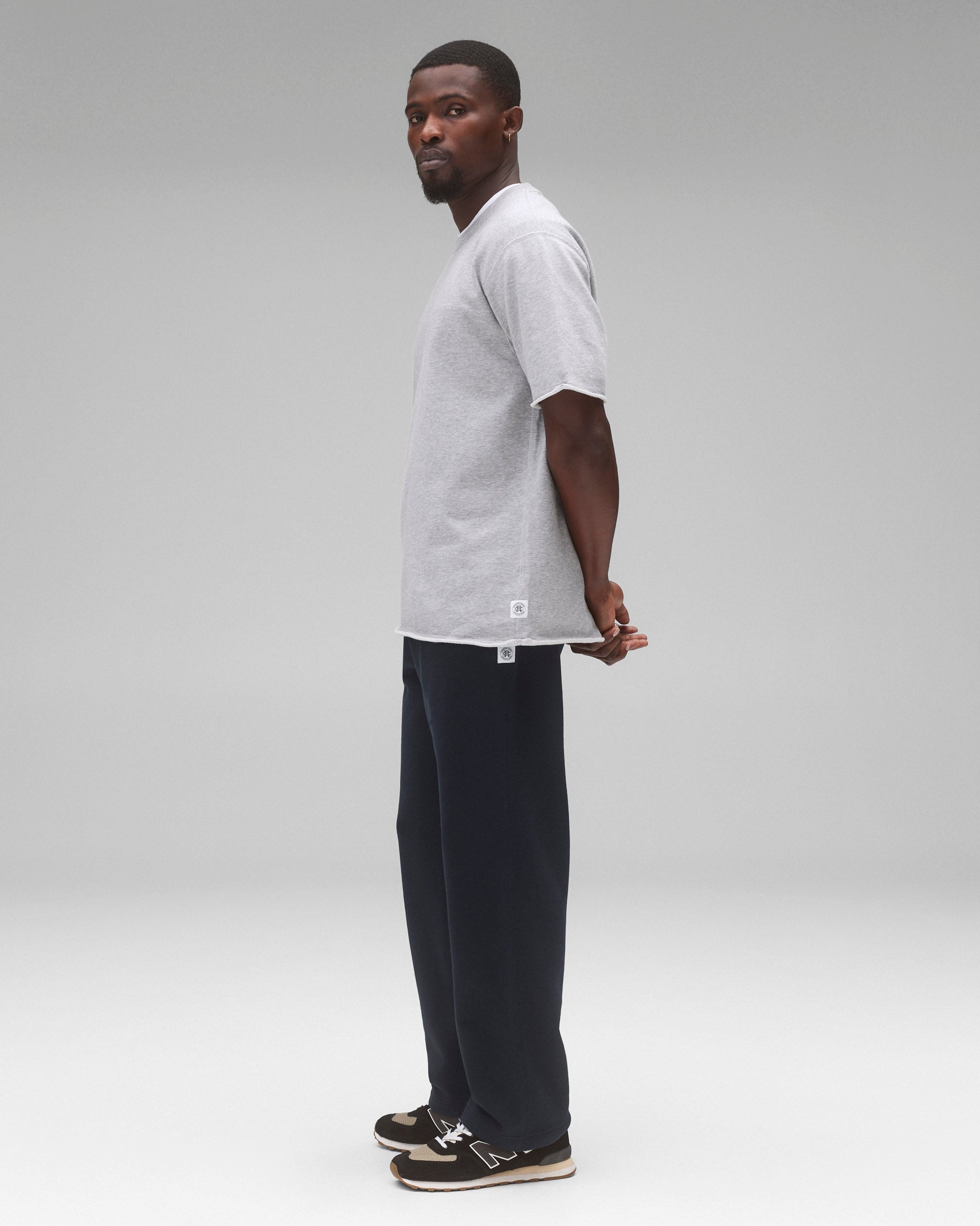 Lightweight Terry Cut-Off Relaxed T-Shirt