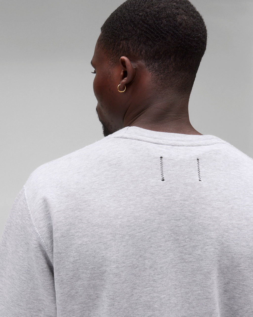 Lightweight Terry Cut-Off Relaxed T-Shirt