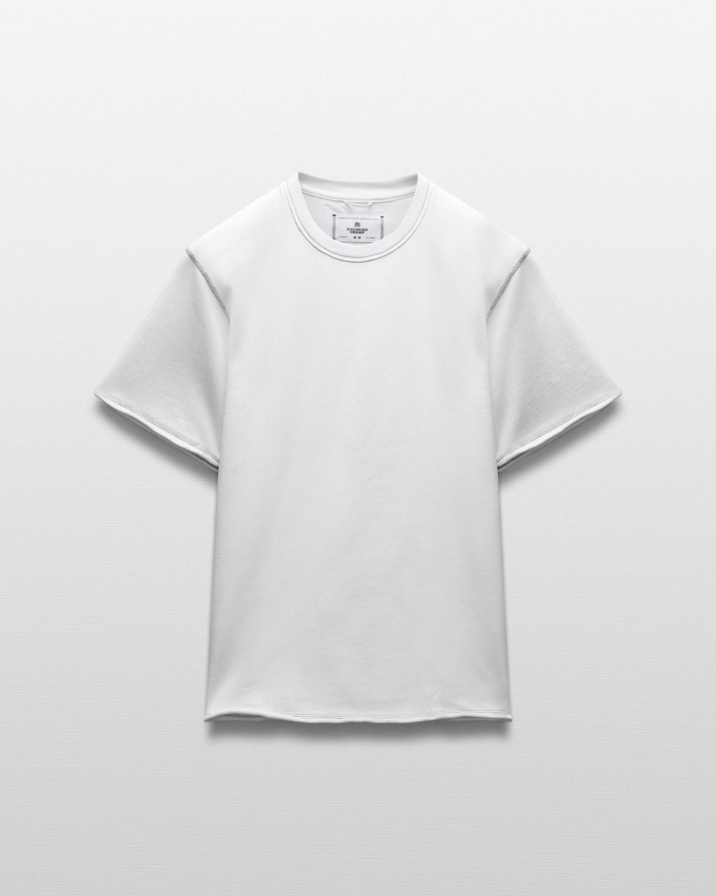 Lightweight Terry Cut-Off Relaxed T-Shirt