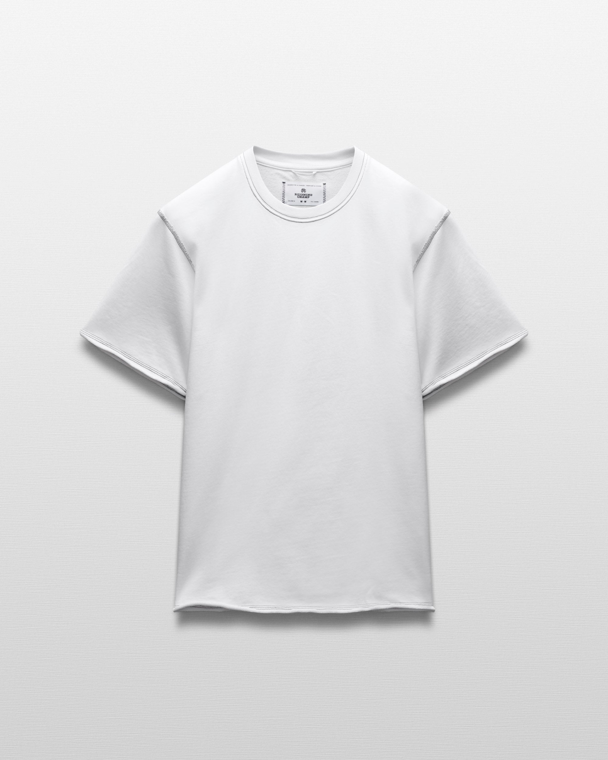 Lightweight Terry Cut-Off Relaxed T-Shirt