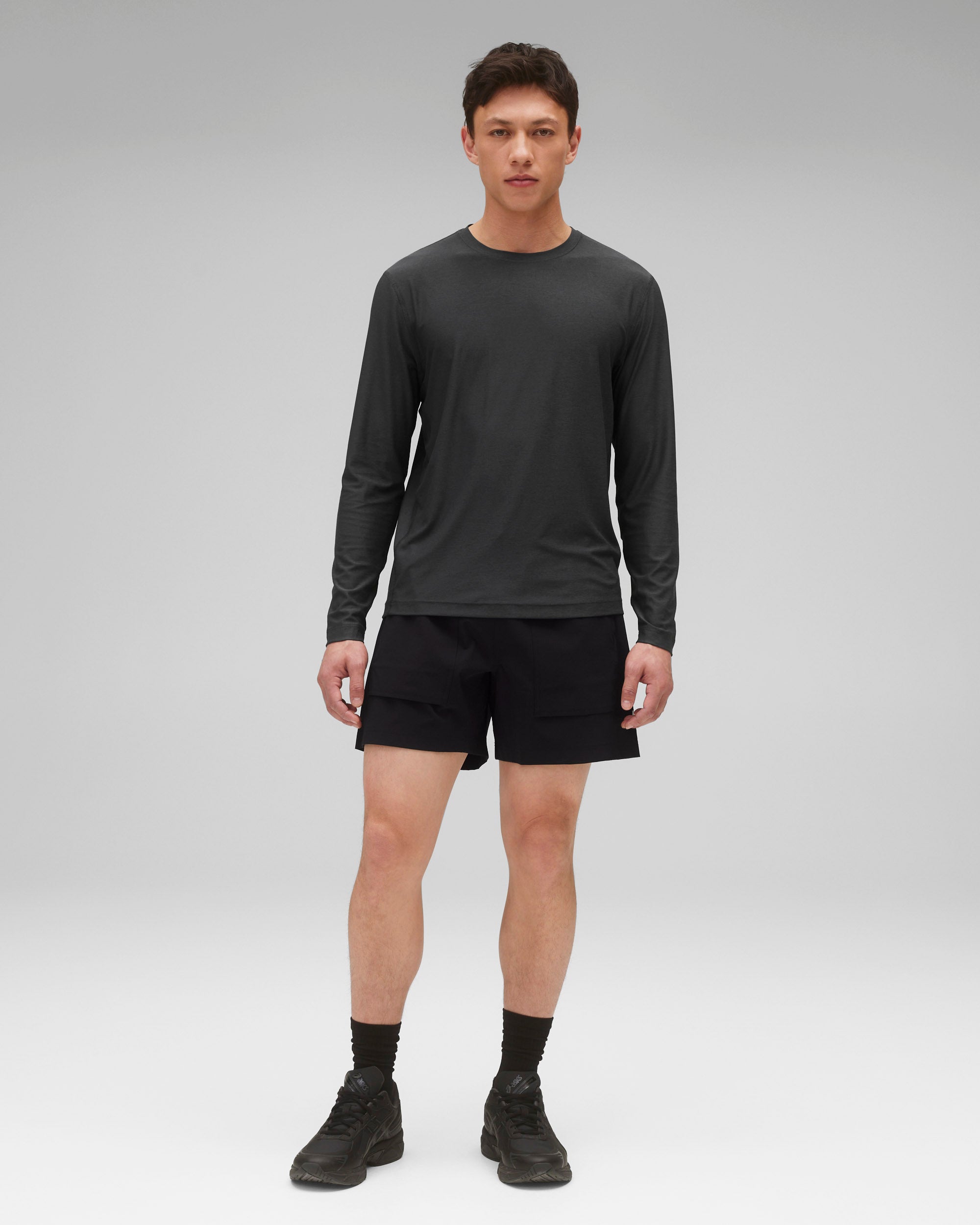 Stretch Nylon Utility Standard Swim Short 6"