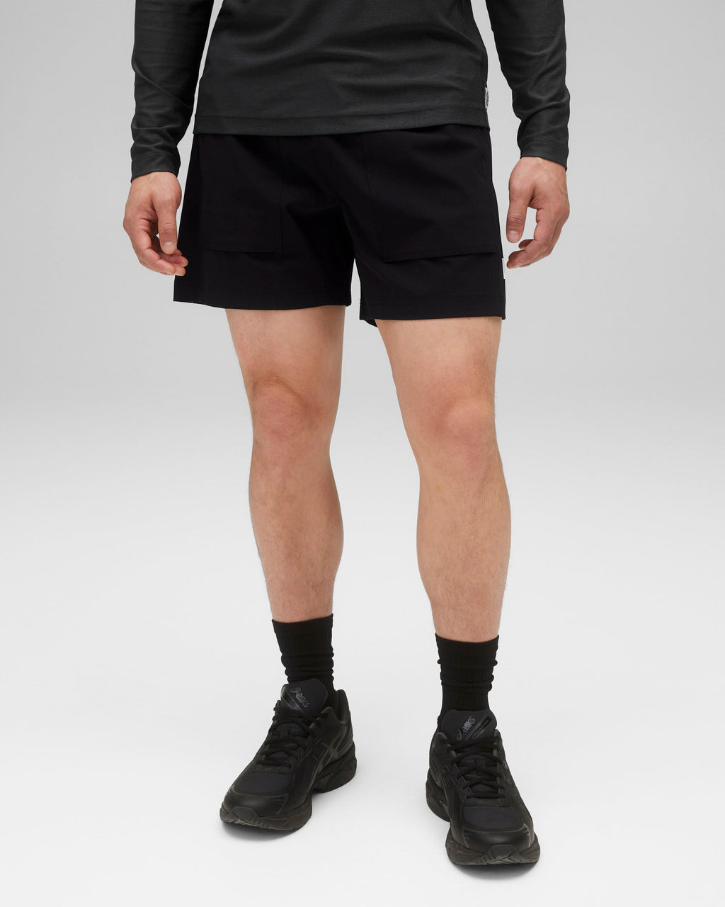 Stretch Nylon Utility Standard Swim Short 6"