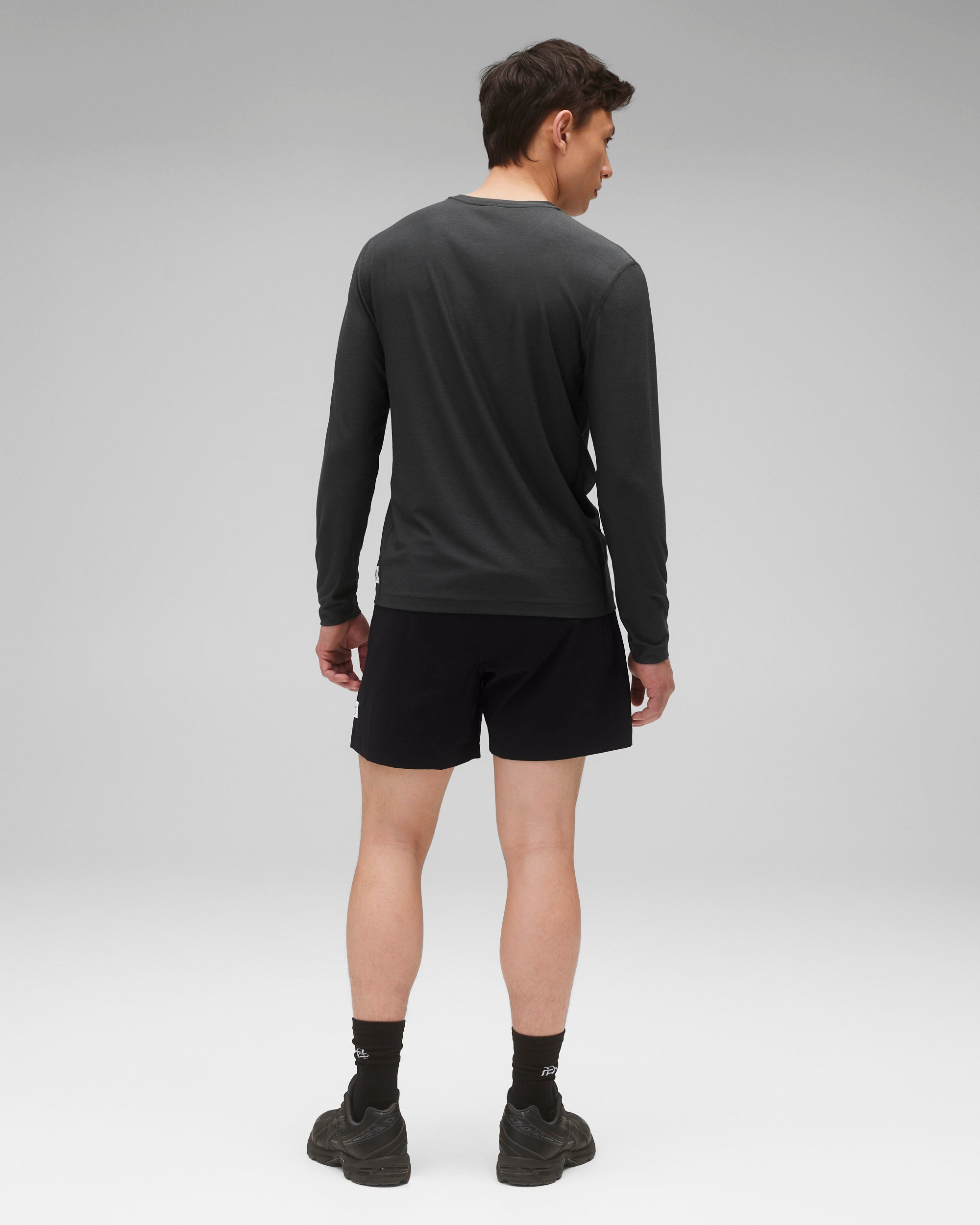 Stretch Nylon Utility Standard Swim Short 6"