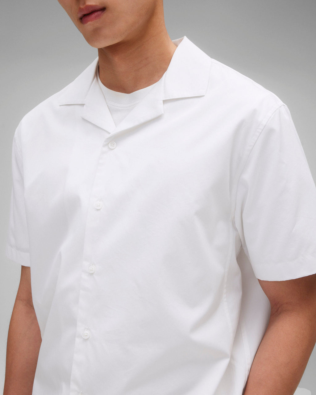 Cotton Poplin Palermo Relaxed Camp Shirt