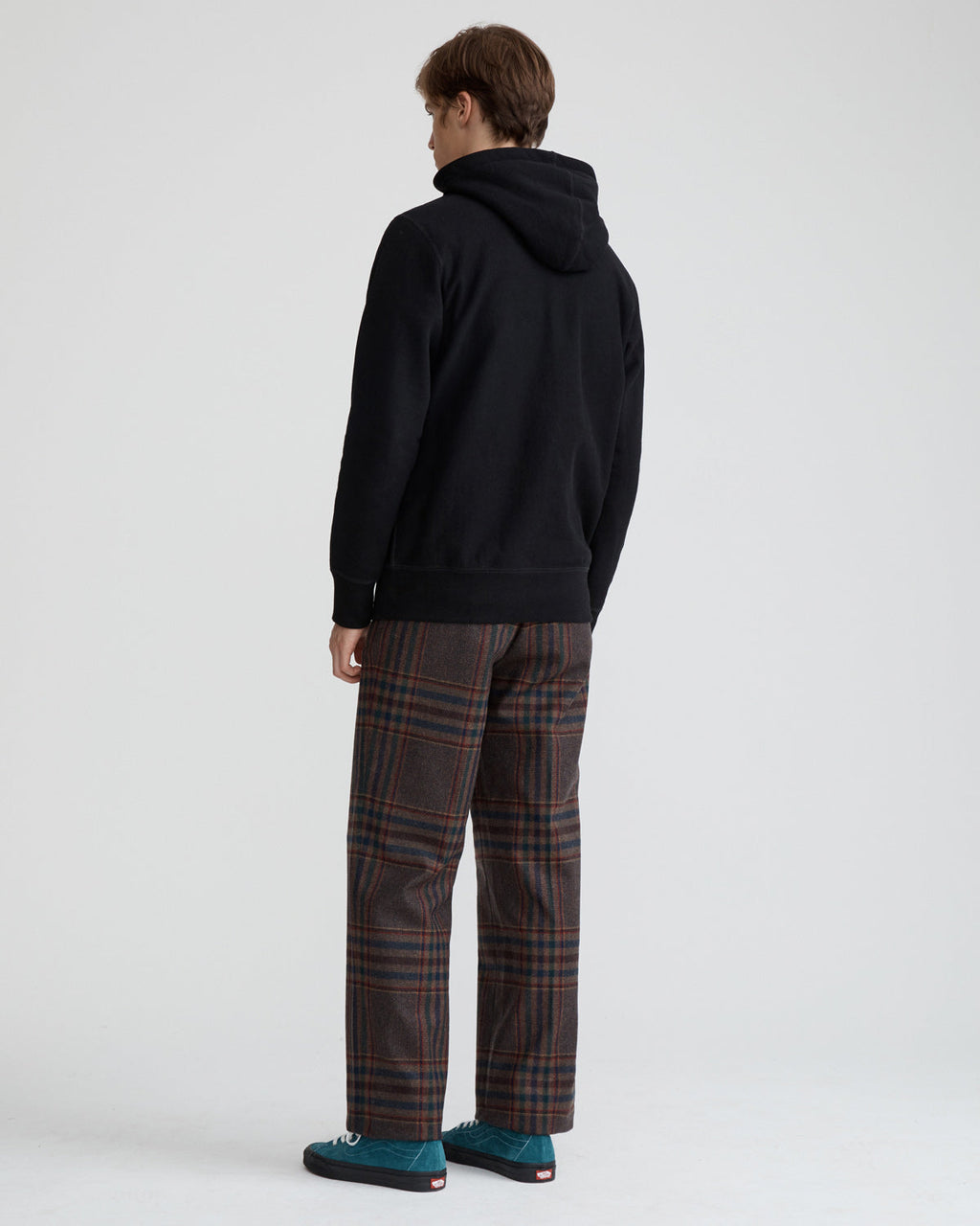Zip-Up Collar Hoodie