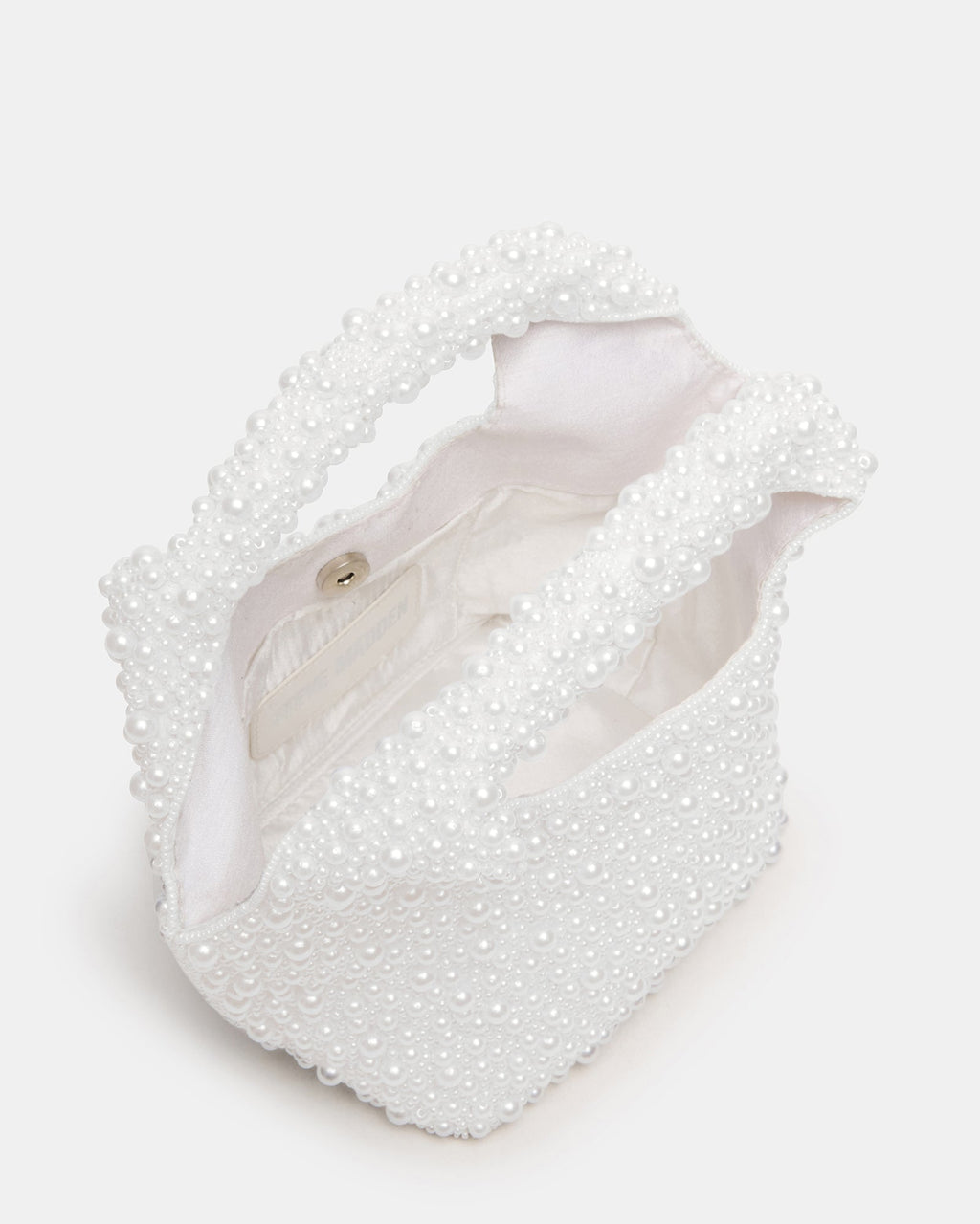 KINSLEY BEADED BAG WHITE