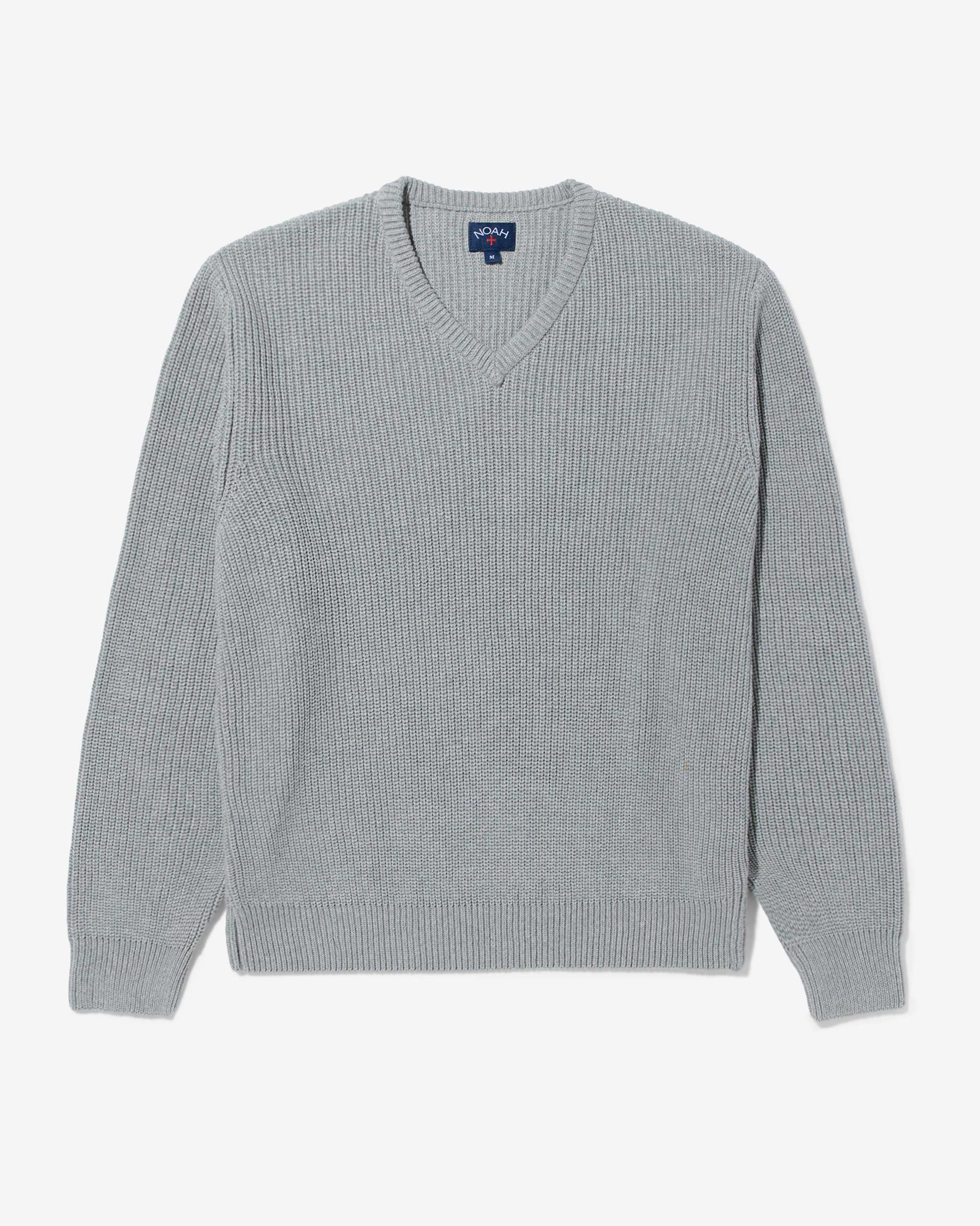 V-Neck Shaker Stitch Sweater