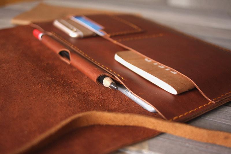 Personalized Leather Surface Book Case Sleeve