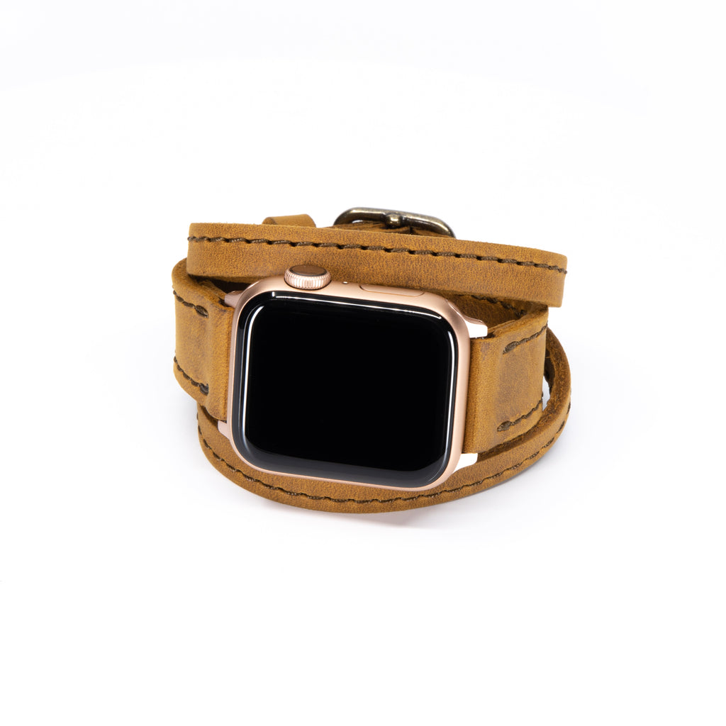 Triple Tour™ Apple Watch Band - Tobacco