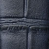 Louvain Croc Strap en Cuir Artisanale - Bleu Foncé, Élégance et Durabilité
