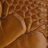 Tremendous Durbuy Ostrich Leg Handmade Leather Watch Strap - Elegant Matched Cognac Tone