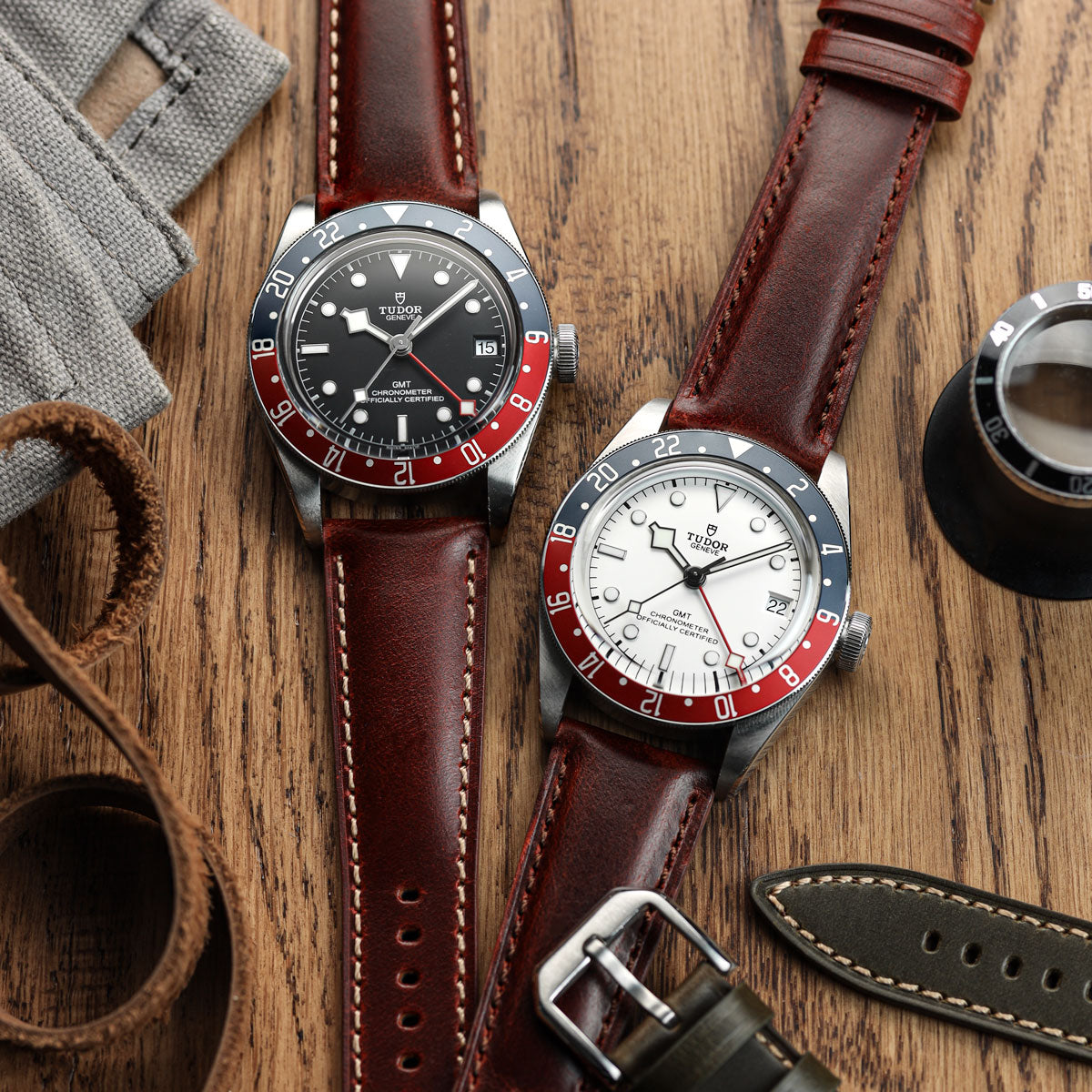 Tenby Elegant Genuine Leather Watch Strap – Timeless Chestnut Brown