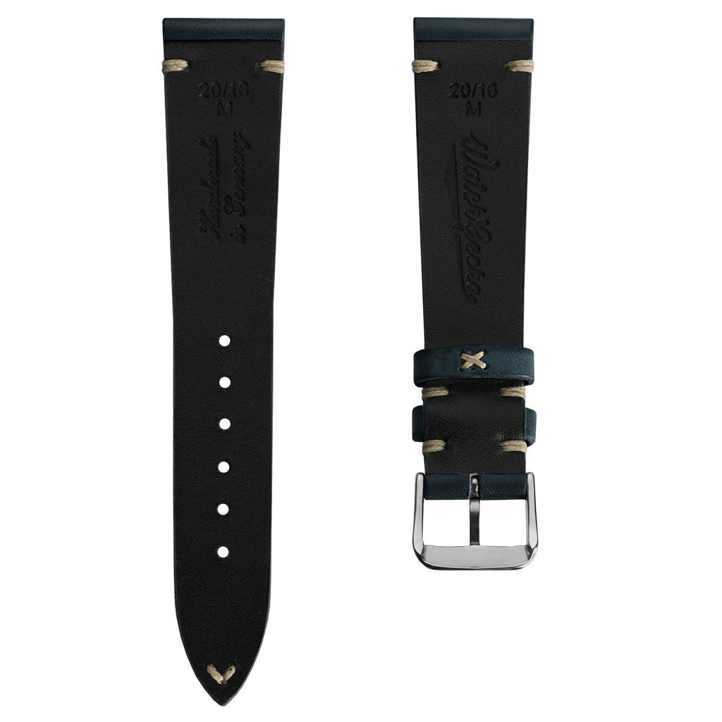 WatchGecko Oakley V-Stitch Hand-Painted Watch Strap - Forest Green