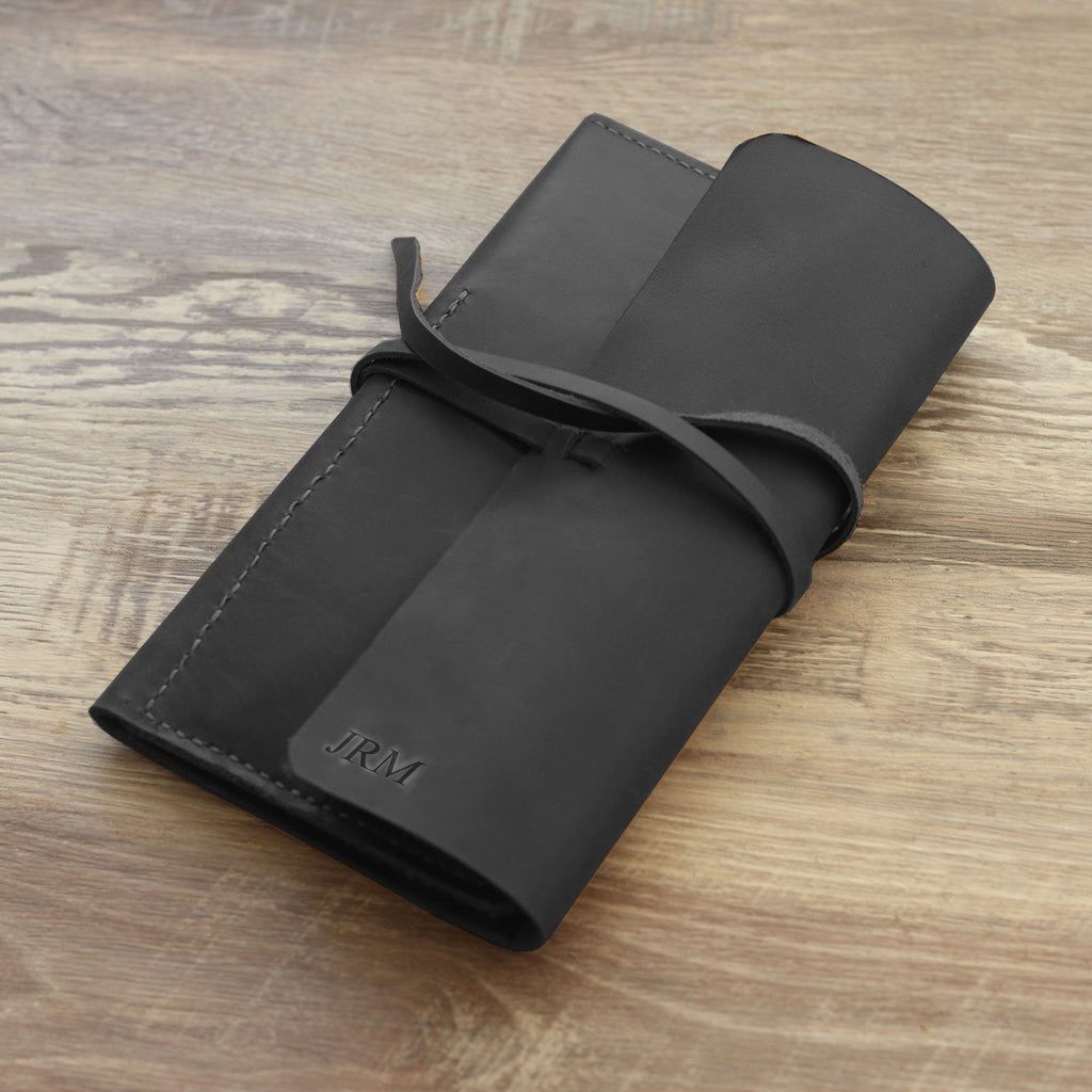 Étui personnalisé en cuir pour ciseaux de coiffure, pochette pour salons, porte-outils pour barbiers et coiffeurs, sac holster pour outils de salon - 211
