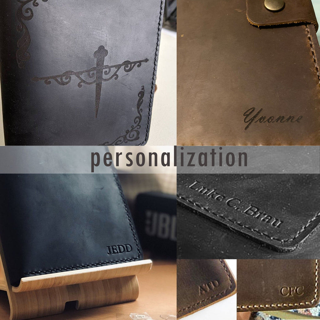Étui en cuir personnalisé pour Kindle Scribe - Plusieurs couleurs disponibles - Modèle 607-SC