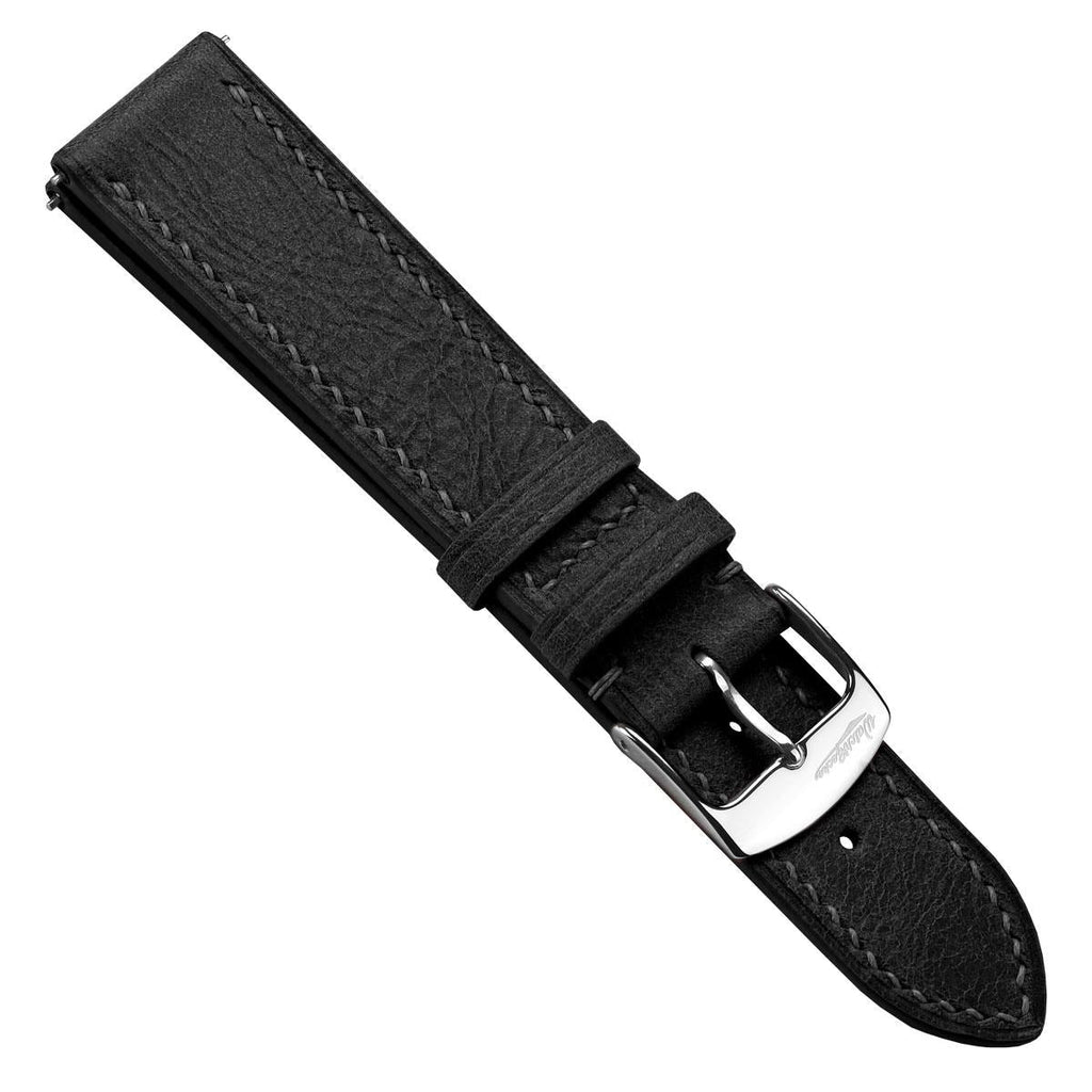 Sangle de montre en cuir toscan Ravello Tuscan – Élégance noire