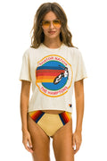 AVIATOR NATION HAMPTONS BOYFRIEND TEE - VINTAGE WHITE