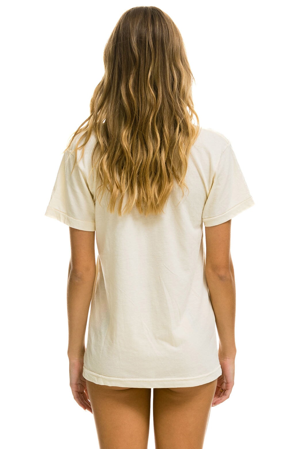 AVIATOR NATION MILL VALLEY TEE - VINTAGE WHITE