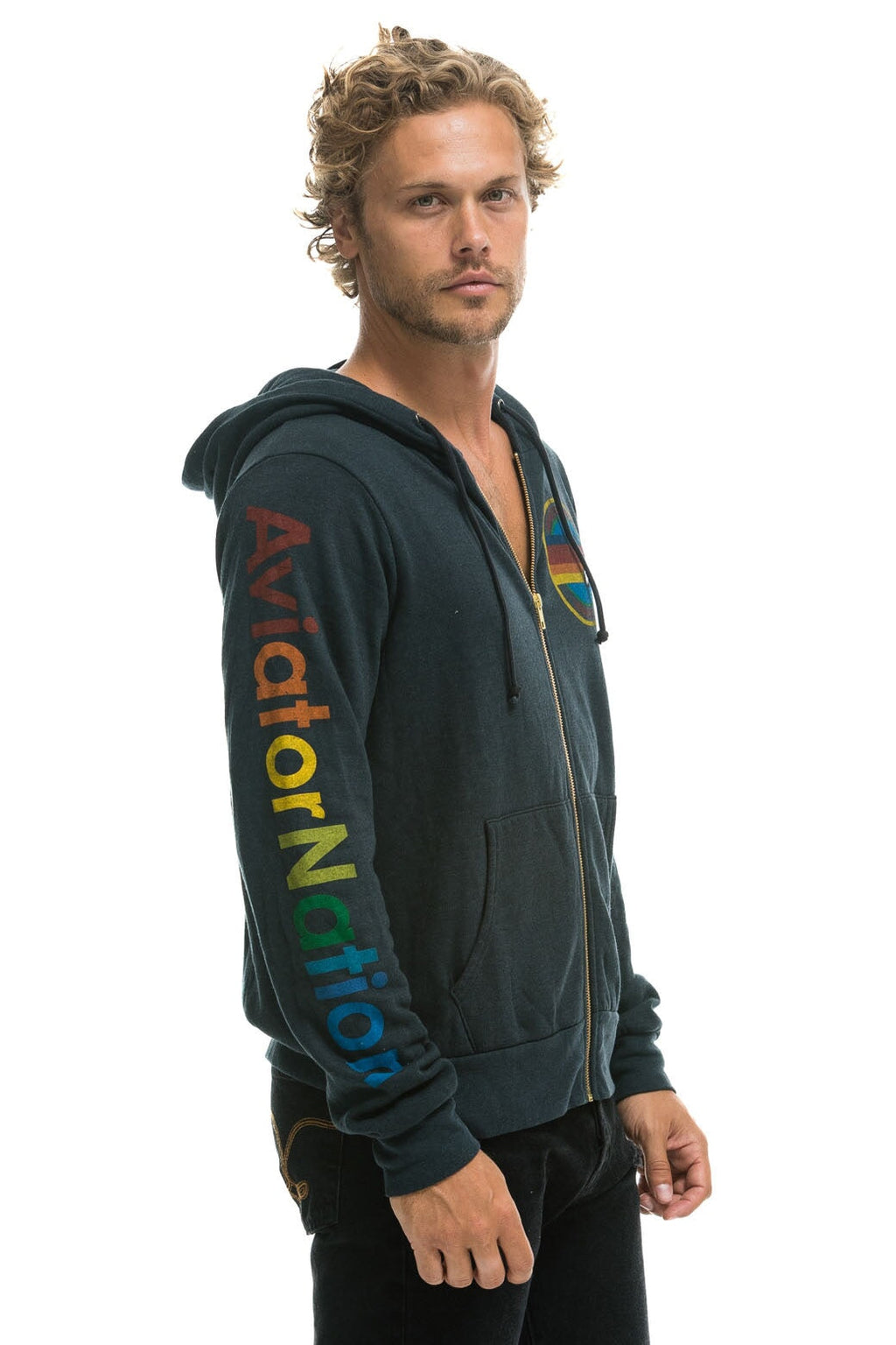 AVIATOR NATION SAN FRANCISCO HOODIE - CHARCOAL