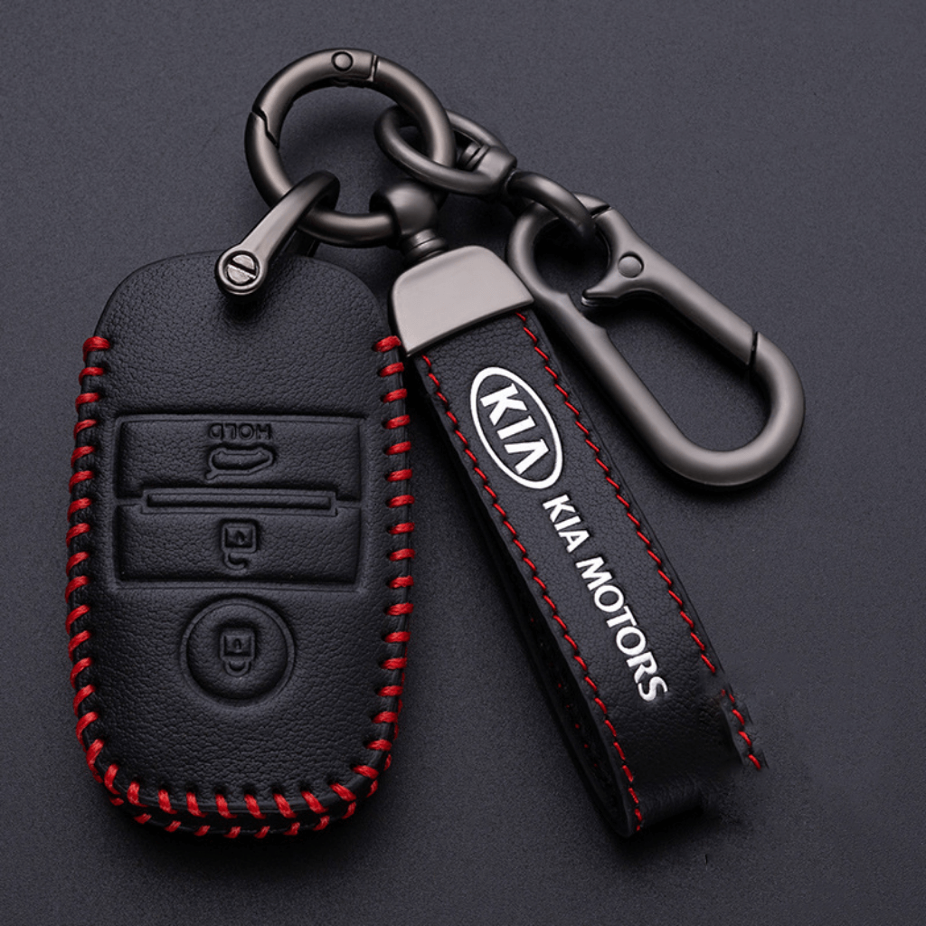 KIA Leather Car Key Case