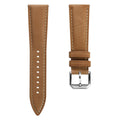 Bracelet en cuir véritable padded Whitby - Taille pastel cognac élégante