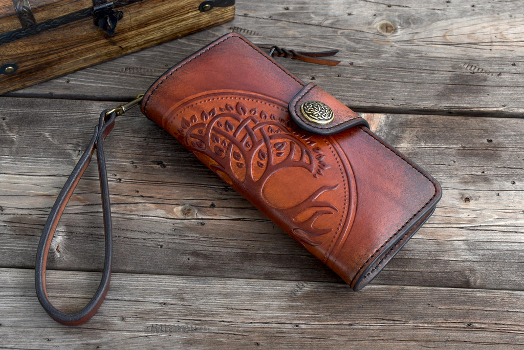 Large Clutch Wallet - TREE OF LIFE