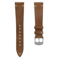 Cromford Horween Shell Cordovan Leather Watch Strap - Elegant Light Brown Finish