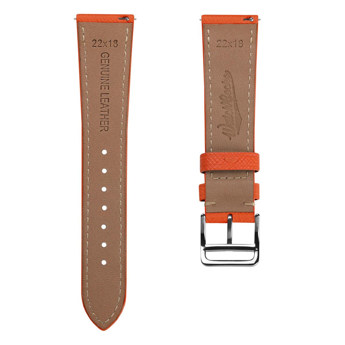 Brixham Saffiano Lederarmband - Sevilla Orange