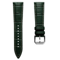 Bracelet en Cuir Véritable avec Motif Gator Carolina - Vert Émeraude