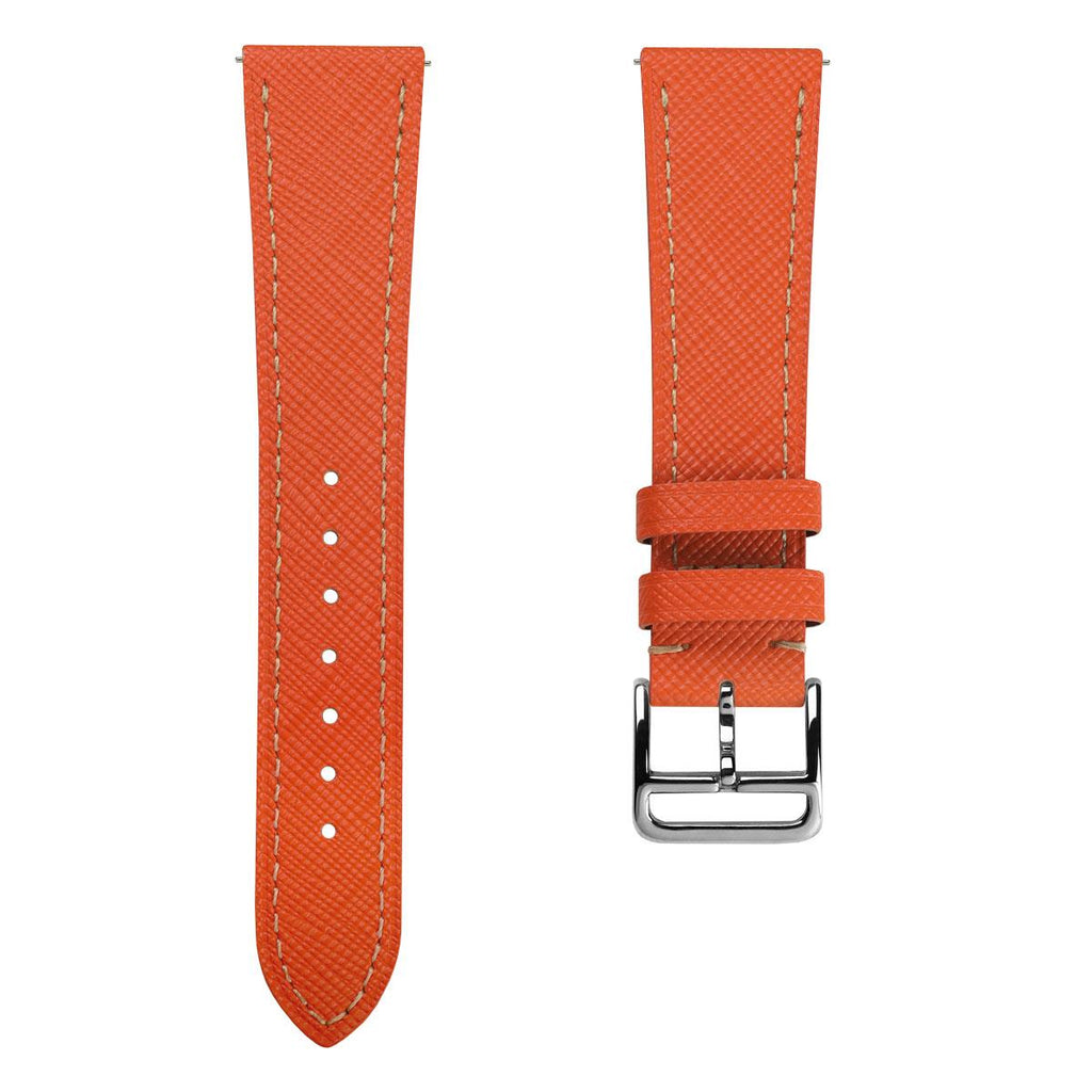 Brixham Saffiano Lederarmband - Sevilla Orange