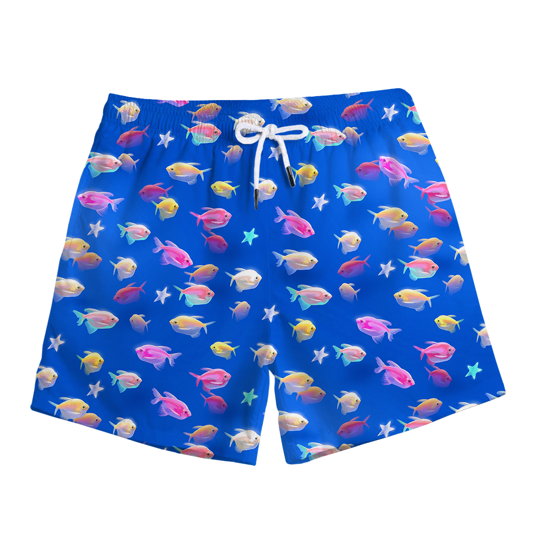 Fishes For Vapor Swim Trunks