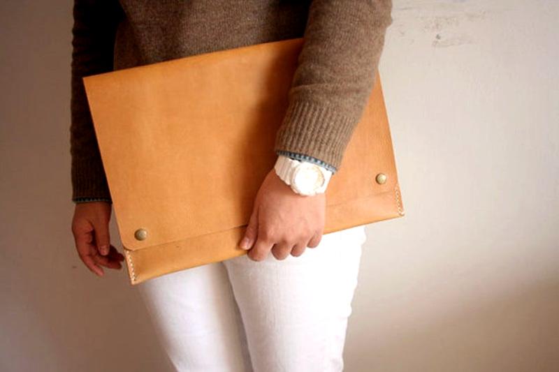 Handmade Leather Surface Laptop Sleeve Covers