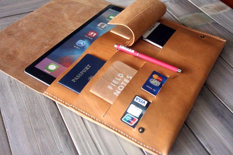 Handmade Leather Surface Laptop Sleeve Covers