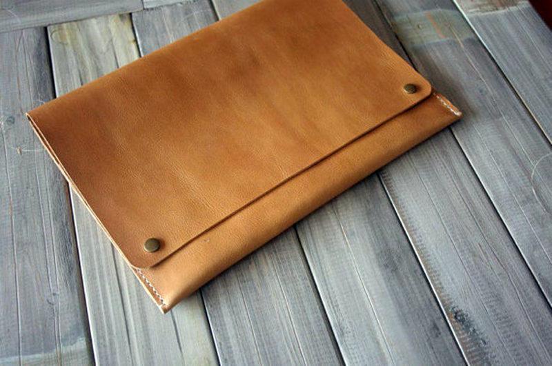 Handmade Leather Surface Laptop Sleeve Covers