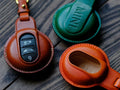 Personalized Leather Key Cover For Mini Cooper Countryman, Clubman, 3 Doors, 5 Doors ... Mini Cooper Key Fob Cover, Mother's Day Gifts