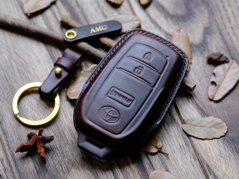 All Types Of Cover For Toyota Land Cruiser Leather, Key Case For Keyless Key Chain Fob Shell Entry Remote Smartkey Land Cruiser Gift For Him