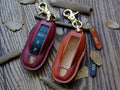 Porsche Cayenne Key Fob Cover, Leather Key Case For Porsche Cayenne 2011-2020, Italian Veg-Tanned Leather, Gift for Him, Father's Day Gift