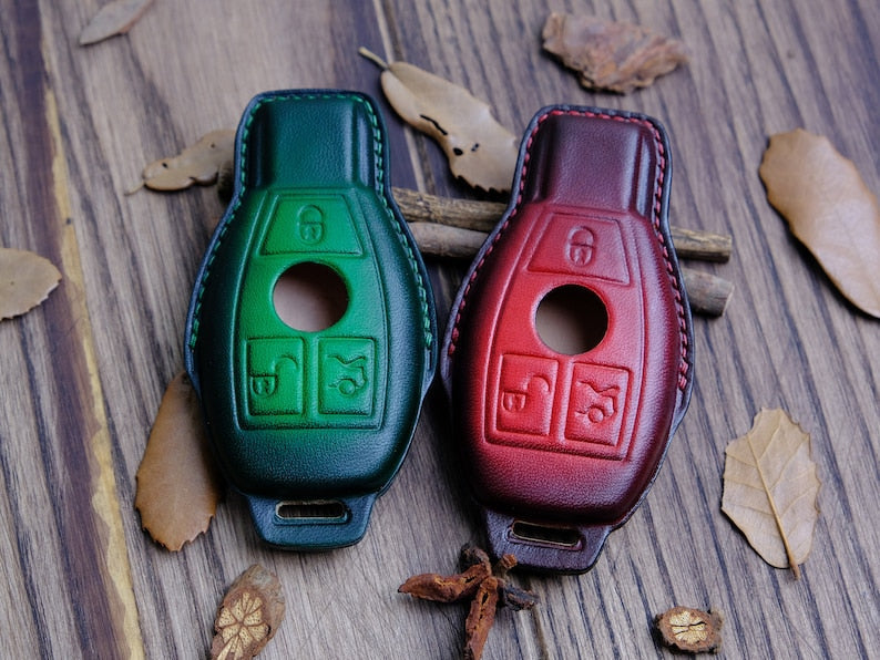 อุปกรณ์เสริม Mercedes E-class, กล่องใส่กุญแจหนังสำหรับ E-class G-class GLA GLC GLK, ของขวัญสำหรับผู้ชาย, ของขวัญส่วนบุคคล, ปลอกกุญแจ Mercedes