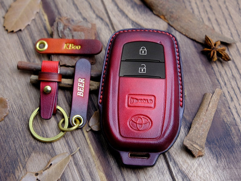 2024 Toyota GR Corolla Key Fob Cover, Handcarft Leather Key Case For Toyota GR Corolla 2023, Gift For Him, Toyota GR Accessories