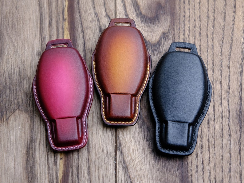 ผ้าหุ้มรีโมทรถยนต์ Mercedes C-Class, กล่องใส่กุญแจหรูสำหรับ C-Class S-Class E-Class G-Class GLC GLK, อุปกรณ์เสริม Mercedes Benz, ของขวัญส่วนบุคคล